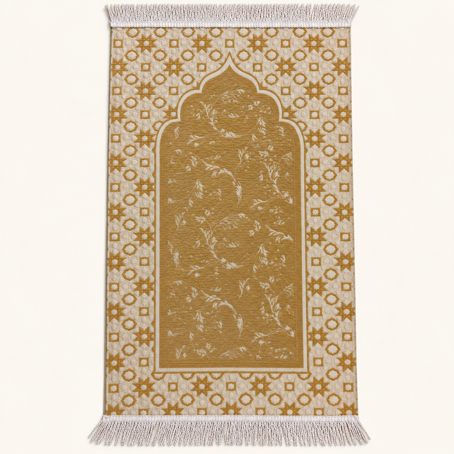 Elegante İnci Lüks Seccade (70x110 cm – 1100 gr)