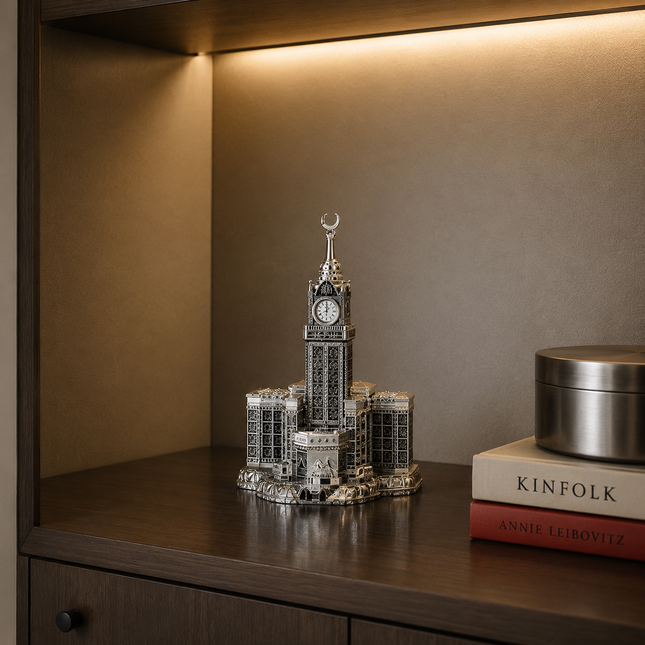25 Cm Zemzem Tower Kabeli Saat Biblo