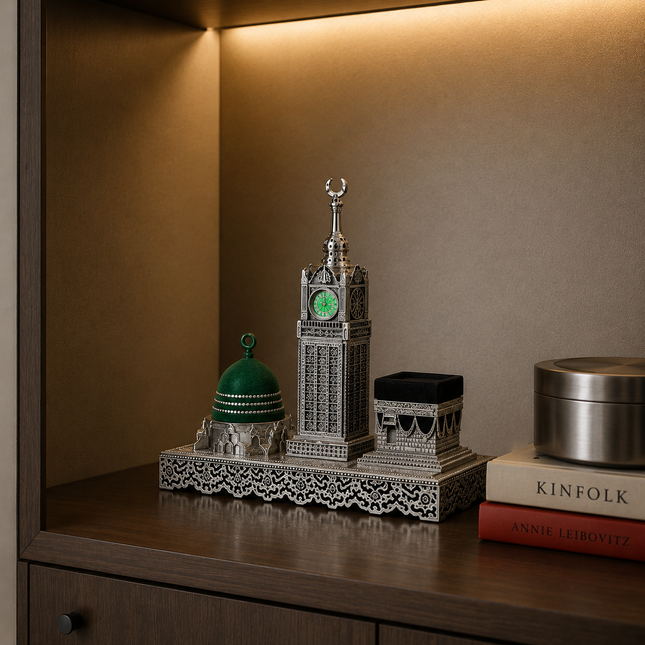 27 Cm Üçlü Zemzem Kabe Mescidi Nebevi Biblo