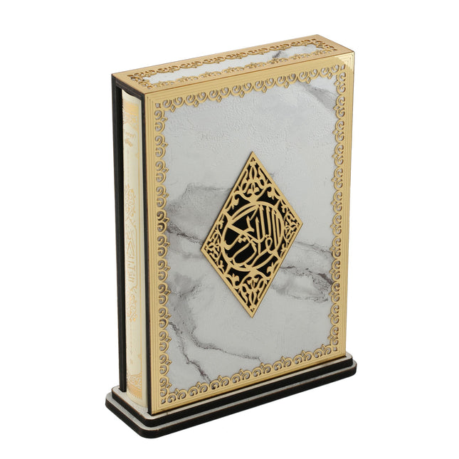 20*27 Cm Gold Pleksili Mermer Orta Boy Kutu