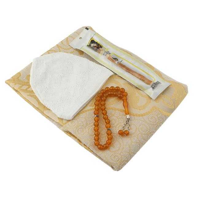 Erkeklere Özel Seccade Tesbih Hac Ve Umre Seti