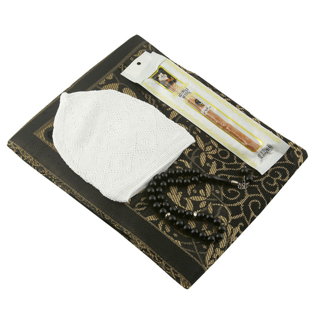 Erkeklere Özel Seccade Tesbih Hac Ve Umre Seti