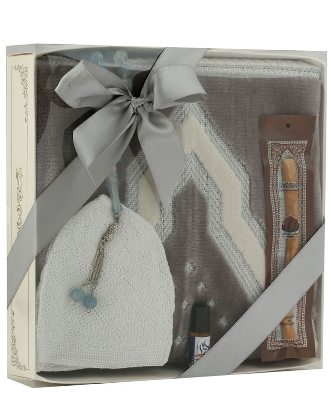 Erkeklere Özel Seccade Tesbih Hac Ve Umre Seti (12'li)