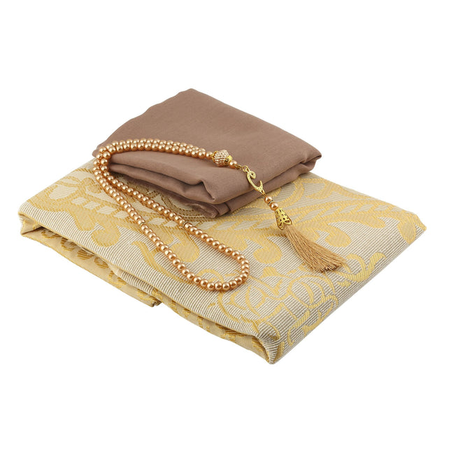 Kadınlara Özel Seccade Eşarp Tesbih Hac Ve Umre Seti