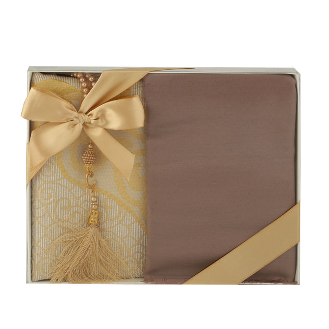 Kadınlara Özel Seccade Eşarp Tesbih Hac Ve Umre Seti (32'li)