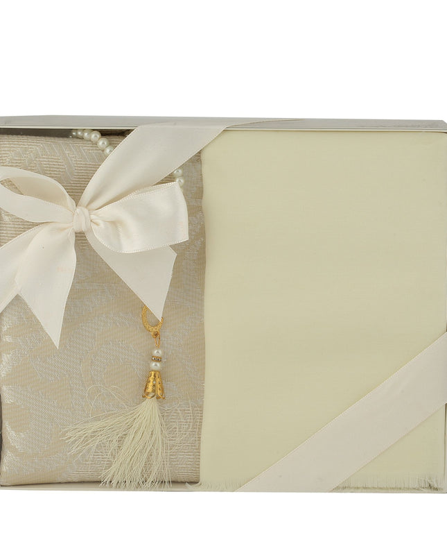 Kadınlara Özel Seccade Eşarp Tesbih Hac Ve Umre Seti (32'li)