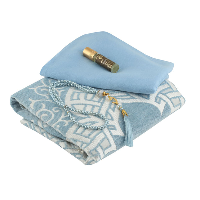 Kadınlara Özel Seccade Şal Tesbih Hac Ve Umre Seti