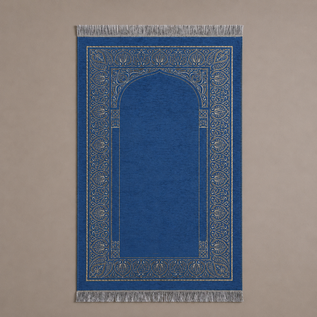Desenli Mihraplı Şönil Seccade