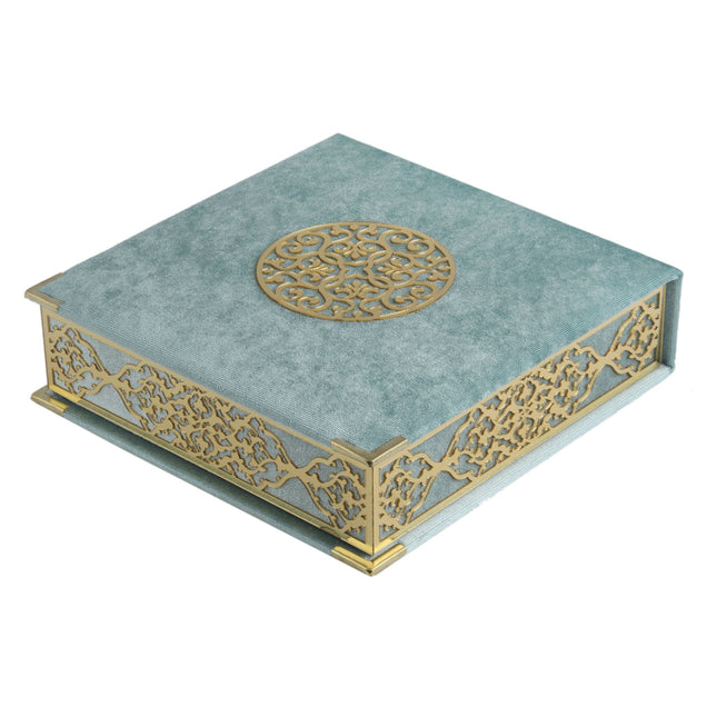 21x21 Cm Osmanlı Serisi Kuran-ı Kerim Tesbih Kutusu