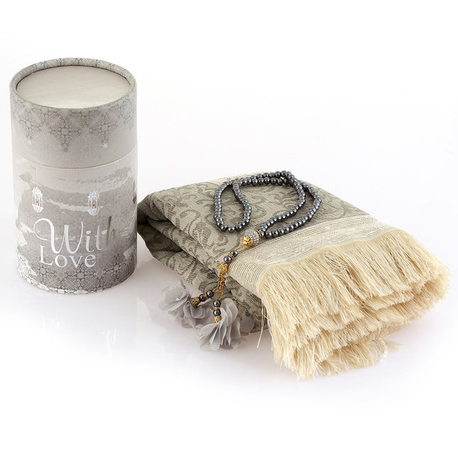 Kul Şerif Serisi Seccade Tesbih Hediye Seti 36'Lı