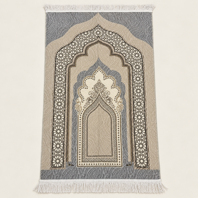Elegance Lüks Saray Şönil Astarlı Seccade (70x110 cm – 1150 gr)