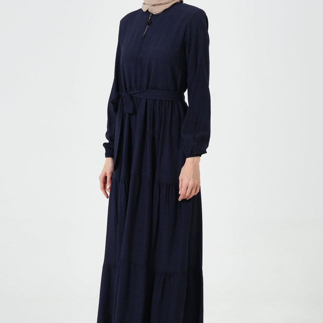 Viskon Kumaş Yıldız Cepli Ferace