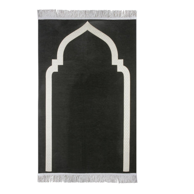 Düz Mihraplı Lüks Saçaklı Şönil Seccade 10'Lu