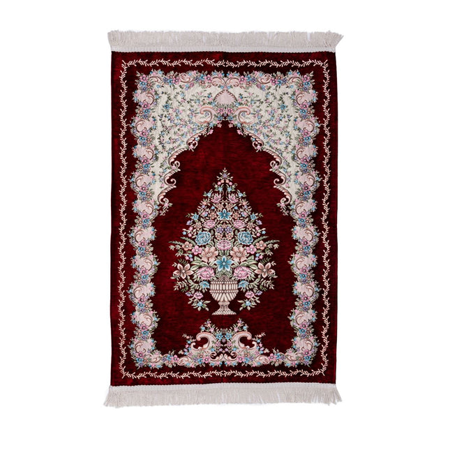 Lüks Astarlı Vazolu Seccade 10'Lu