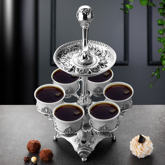 İki Katlı Tablalı Zemzem Sunum Seti