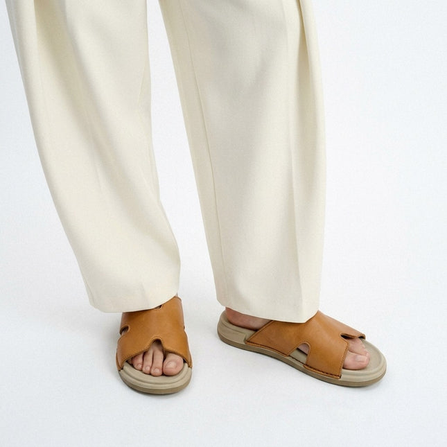 Bayan Hermes Model Terlik (Taba)