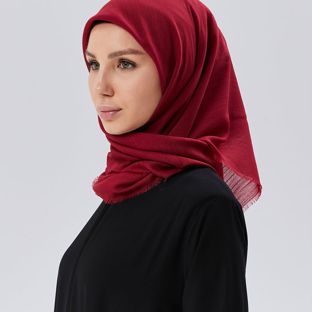 100 Cm Flamlı Düz Eşarp 10'Lu Paket