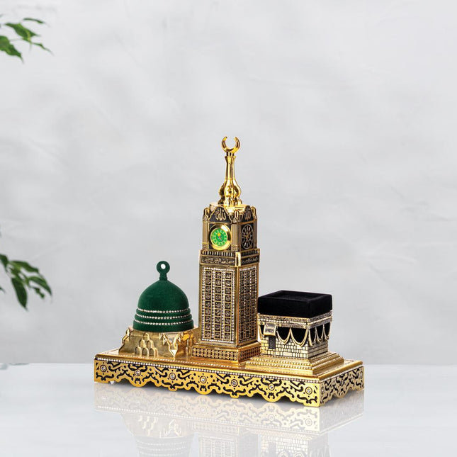 27 Cm Üçlü Zemzem Kabe Mescidi Nebevi Biblo