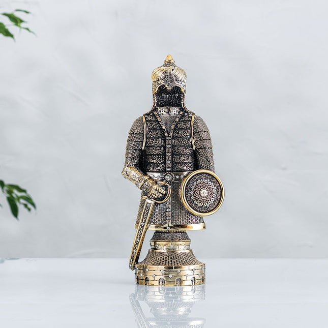 21 Cm Küçük Fetih Zırh Biblo