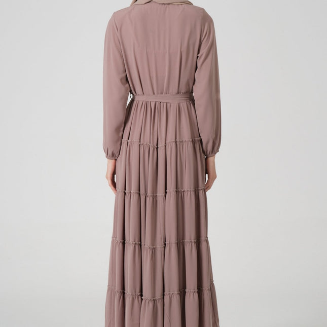 Viskon Kumaş Yıldız Cepli Ferace