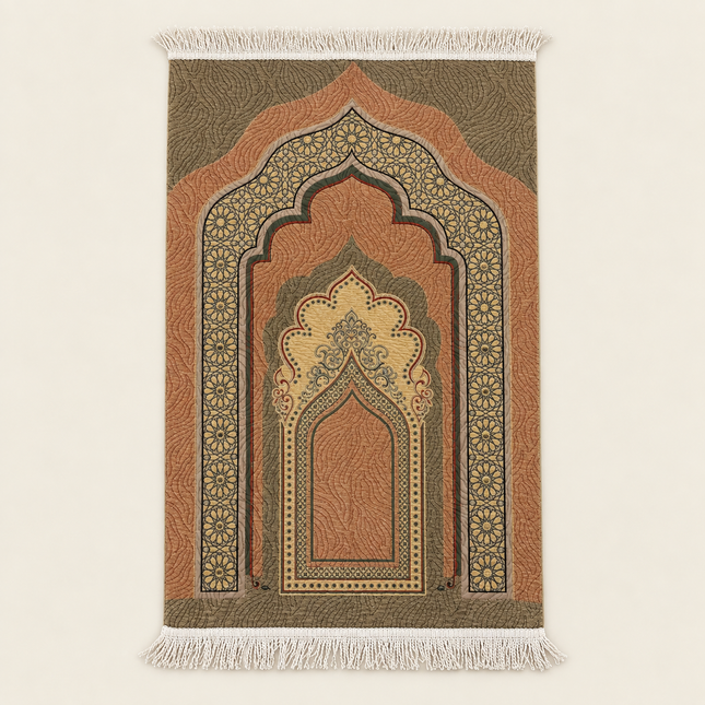 Elegance Lüks Saray Şönil Astarlı Seccade (70x110 cm – 1150 gr)
