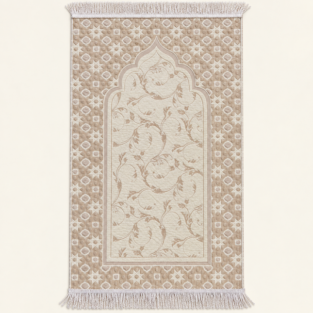 Elegante İnci Lüks Seccade (70x110 cm – 1100 gr)