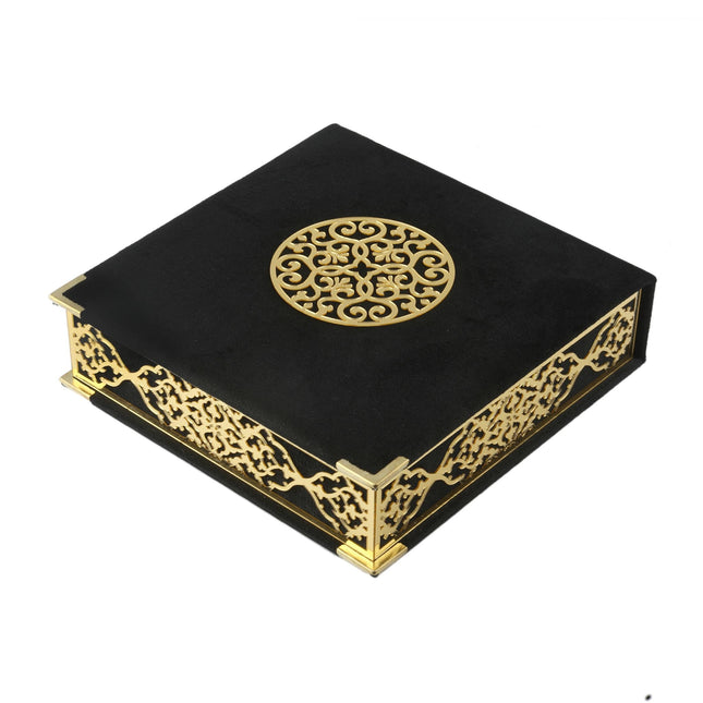21x21 Cm Osmanlı Serisi Kuran-ı Kerim Tesbih Kutusu