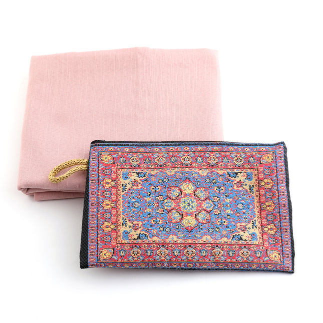 100x100 cm Eko Tek Flamlı Düz Eşarp ve 10x16 cm Otantik Cüzdan Seti (25 Adet)