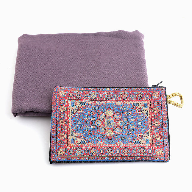 100x100 cm Eko Tek Flamlı Düz Eşarp ve 10x16 cm Otantik Cüzdan Seti (25 Adet)
