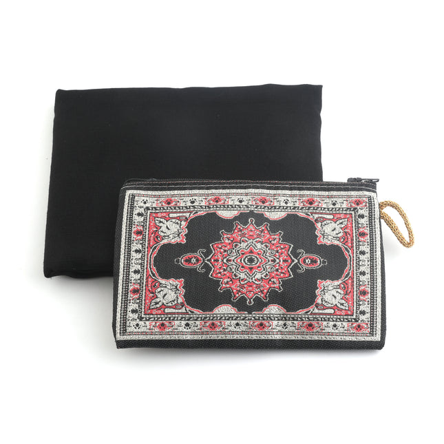 100x100 cm Eko Tek Flamlı Düz Eşarp ve 10x16 cm Otantik Cüzdan Seti (25 Adet)