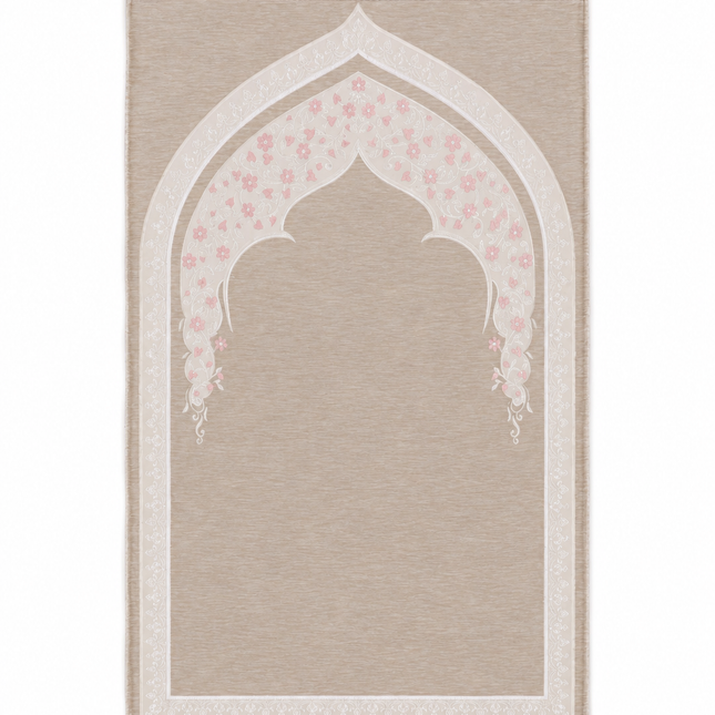 Lüks Saçaklı Rüya Şönil Seccade (70x110 cm - 575 Gram Orta-Ağır Tok Gramaj)