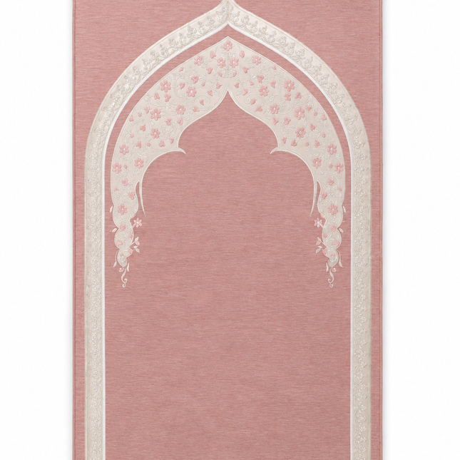 Lüks Saçaklı Rüya Şönil Seccade (70x110 cm - 575 Gram Orta-Ağır Tok Gramaj)