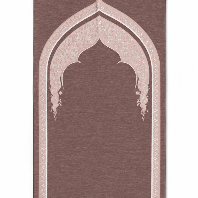 Lüks Saçaklı Rüya Şönil Seccade (70x110 cm - 575 Gram Orta-Ağır Tok Gramaj)