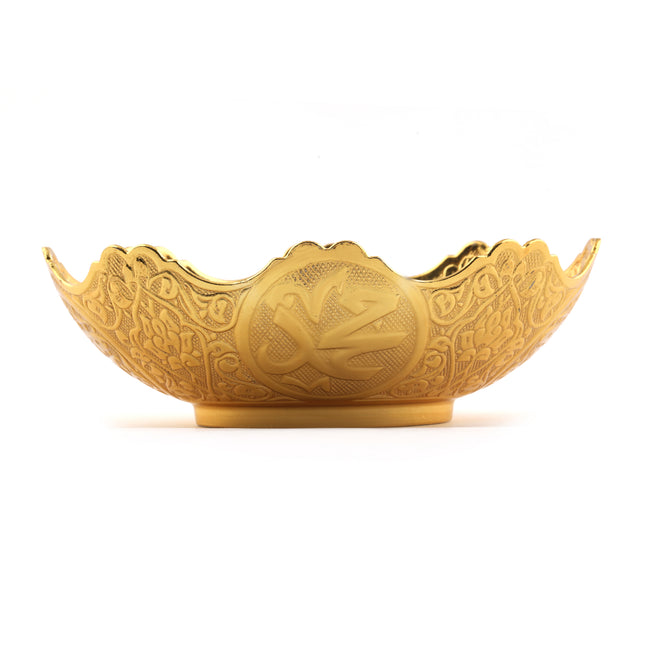 Oval Dilimli Maşallah Tas