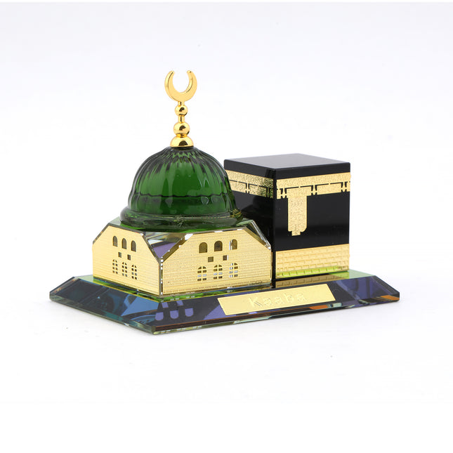 8x9 Cm Kristal Cam Mescidi Nebevi/Kabe Biblo