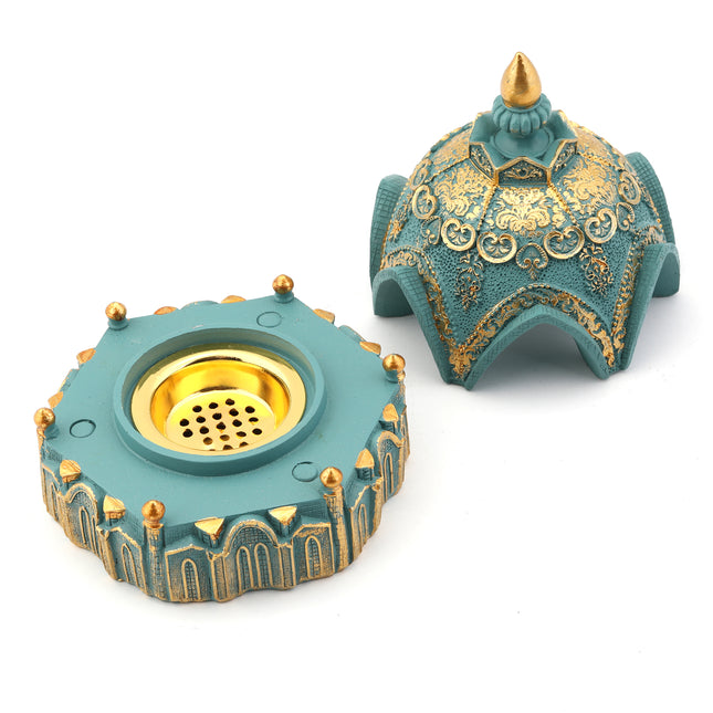 15x6 Cm Kubbe El Boyama Buhurdanlık Biblo