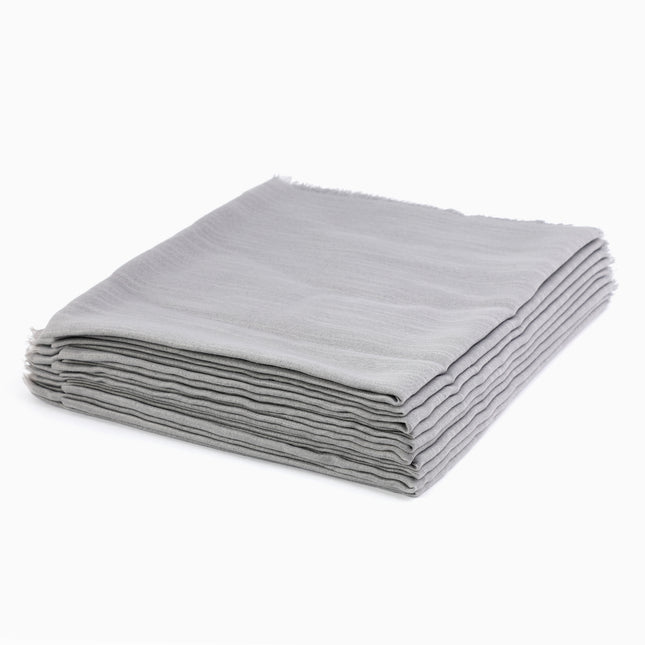 100x100 Cm Ekonomik Tek Flamlı Düz Eşarp (10 Adet)