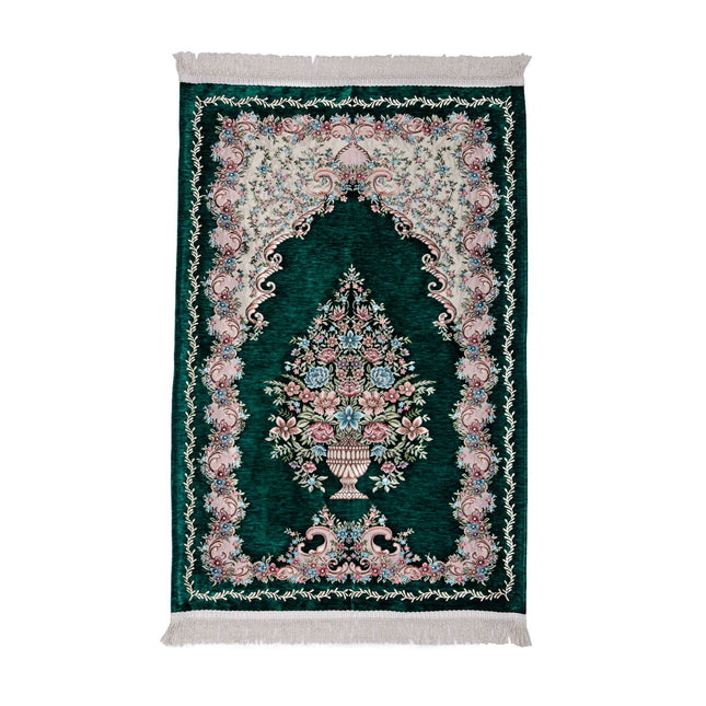 Lüks Astarlı Vazolu Seccade 10'Lu