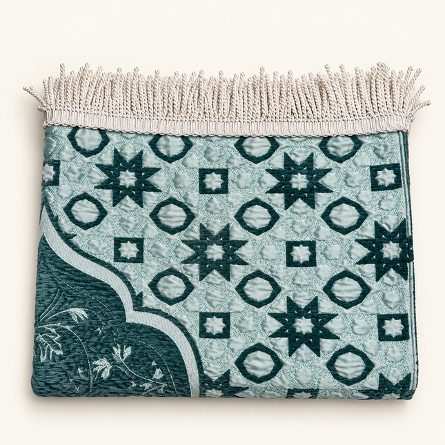 Elegante İnci Lüks Seccade (70x110 cm – 1100 gr)