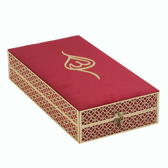 Topkapı Serisi Kadife Kuran-ı Kerim Kutusu