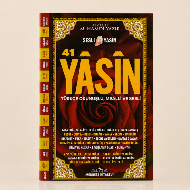 25x34 Cm 192 Sayfa Camii Boy 41 Yasin Kitabı