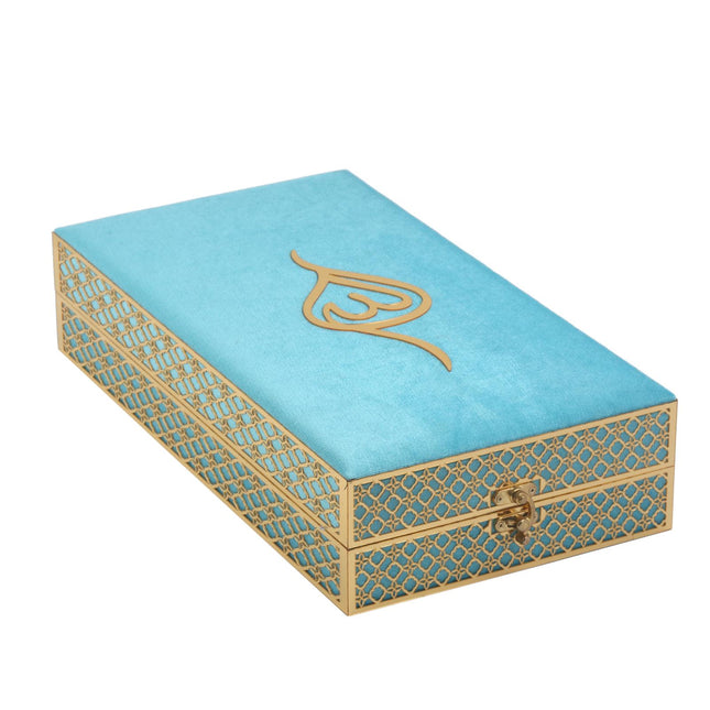 Topkapı Serisi Kadife Kuran-ı Kerim Kutusu