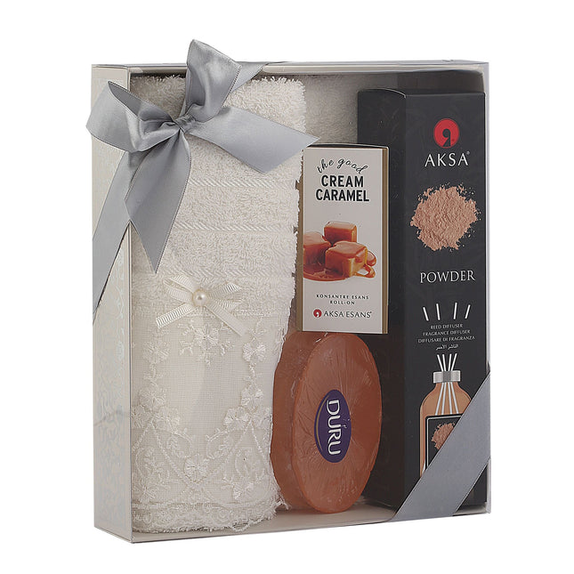 Alara Serisi Hediyelik Havlu Koku Seti