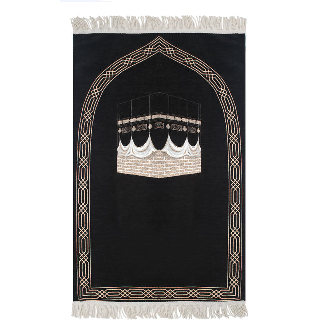 Lüks Saçaklı Kabeli Şönil Seccade