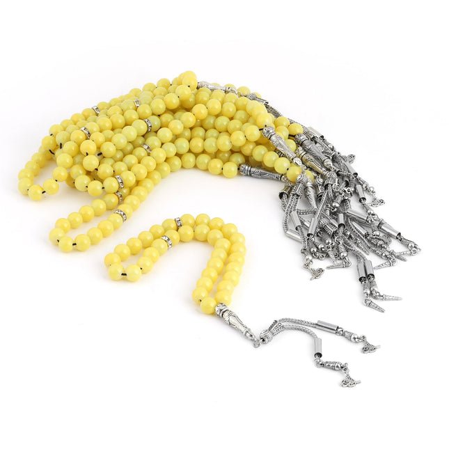 33'Lük 10 Mm Cam Akik Tesbih (10 Adet)