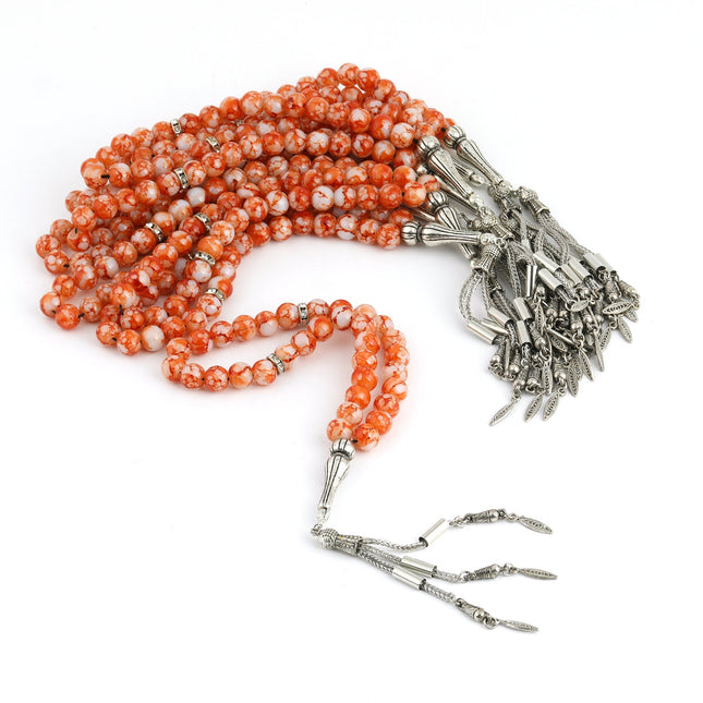 33'Lük 10 Mm Cam Akik Tesbih (10 Adet)