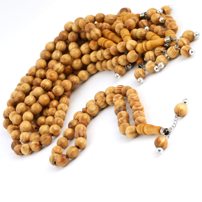 33'Lük 10 Mm Ağaç Tesbih (10 Adet)