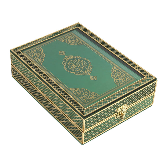 21x28x8 Cm Seccade Kuran-ı Kerim Tesbih Kutusu