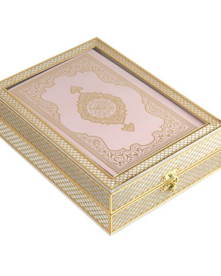 21x28x8 Cm Seccade Kuran-ı Kerim Tesbih Kutusu