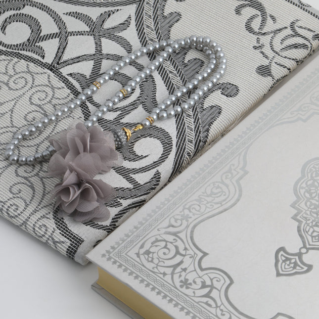 Hediyelik Seccade Kuran-ı Kerim Tesbih Seti